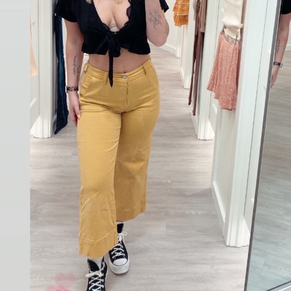 Joes cropped wide leg